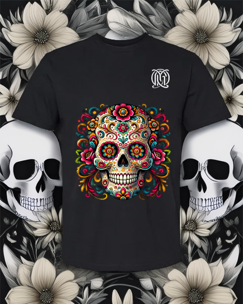 Floral Skull (T-Shirt)